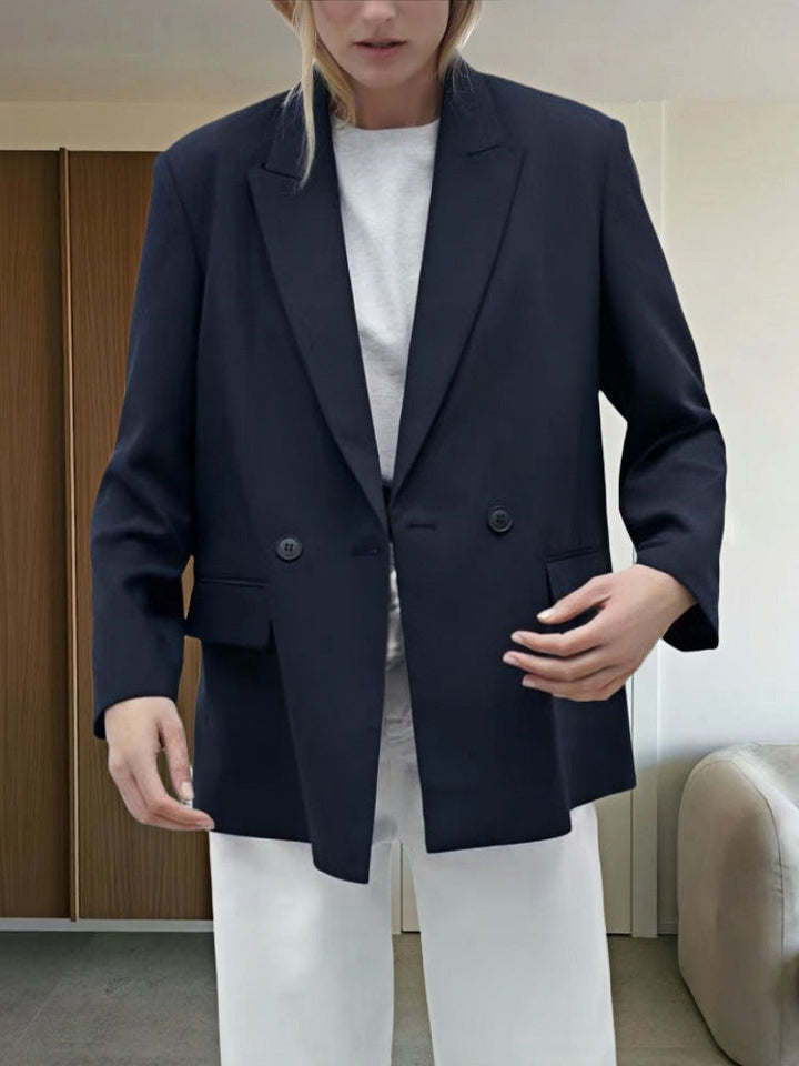 Damen Modischer und eleganter Oversized Blazer Echoarchiv