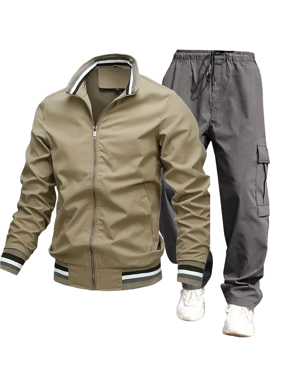 Herren Sportliche Jacke und Cargo-Hosen Echo Archiv