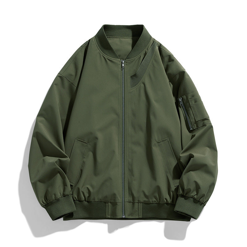 Herren Sportliche Bomberjacke mit elastischen Bündchen Echo Archiv