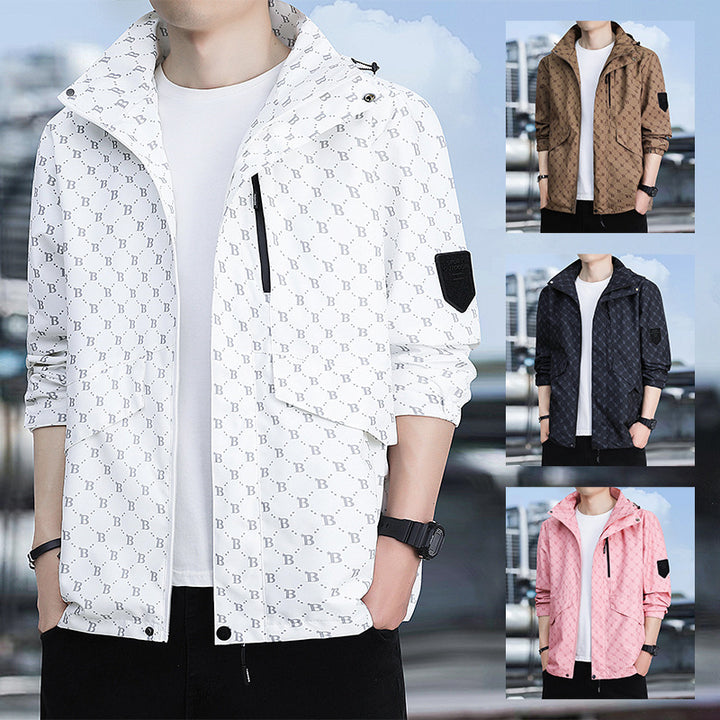 Herren Modische Leichte Outdoorjacke Echoarchiv