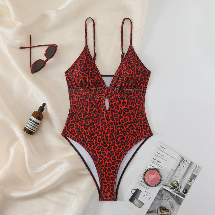 Damen Einteiliger Badeanzug im trendigen Animal-Print Echo Archiv