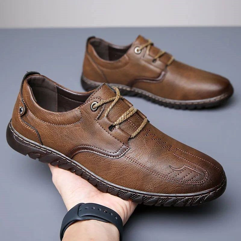 Herren Elegante Ledersneaker Echoarchiv