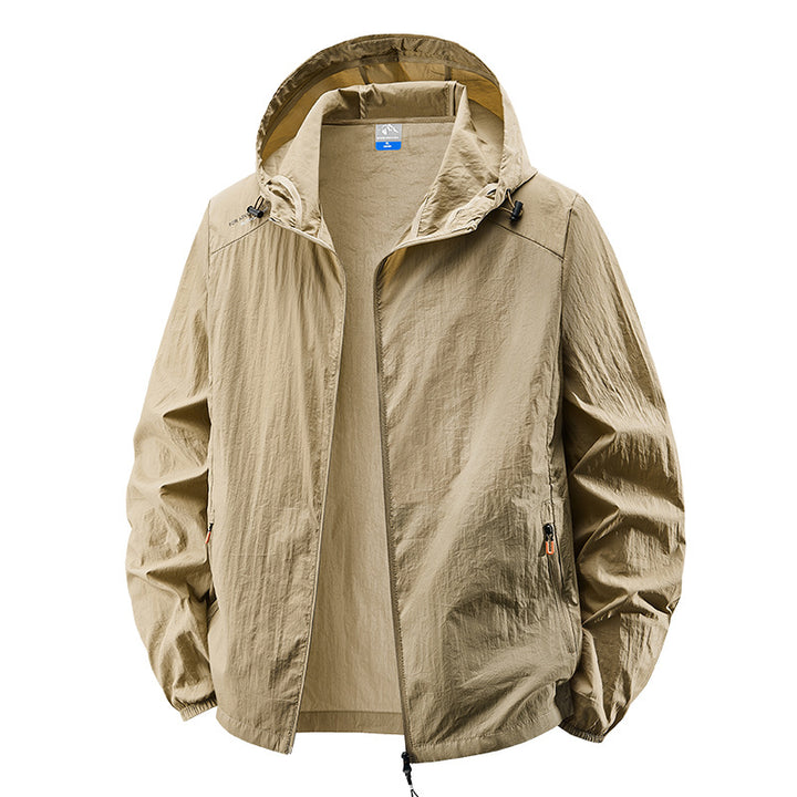 Herren Leichte Outdoorjacke mit verstellbarem Kapuzendesign Echo Archiv