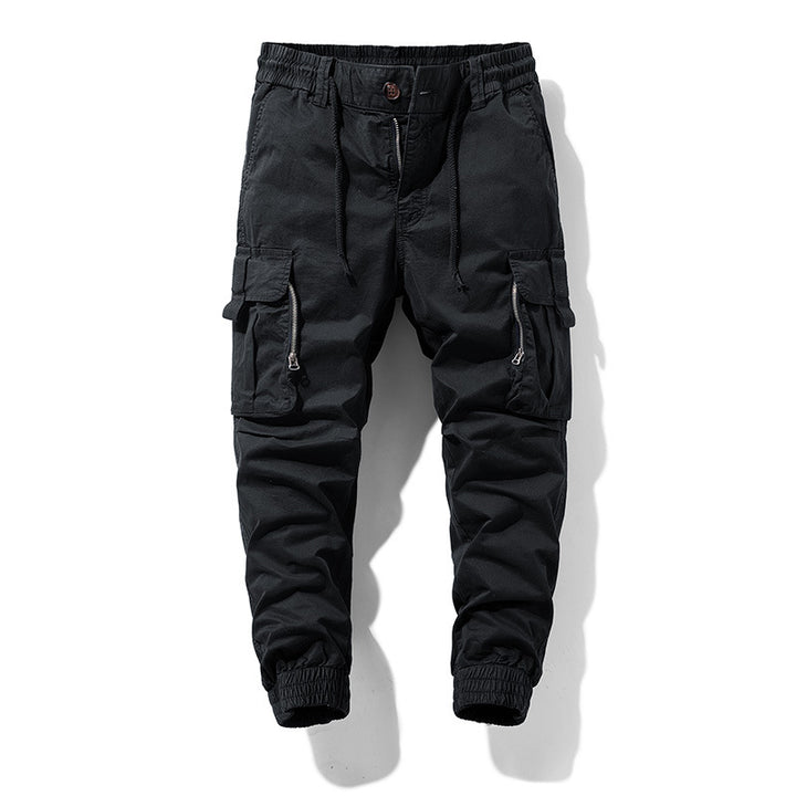 Herren Leichte Tactical-Cargo-Jogginghose mit Tunnelzugbund, Kniepaneelen und Multifunktionstaschen Echo Archiv