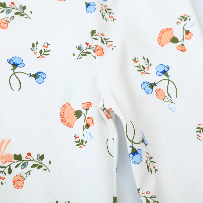Mädchen Leggings mit floralem Muster Echo Archiv