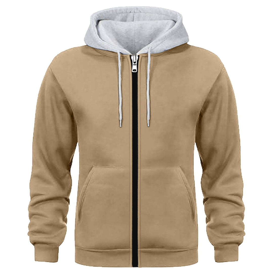 Herren Kapuzenjacke mit doppellagigem Material Echoarchiv