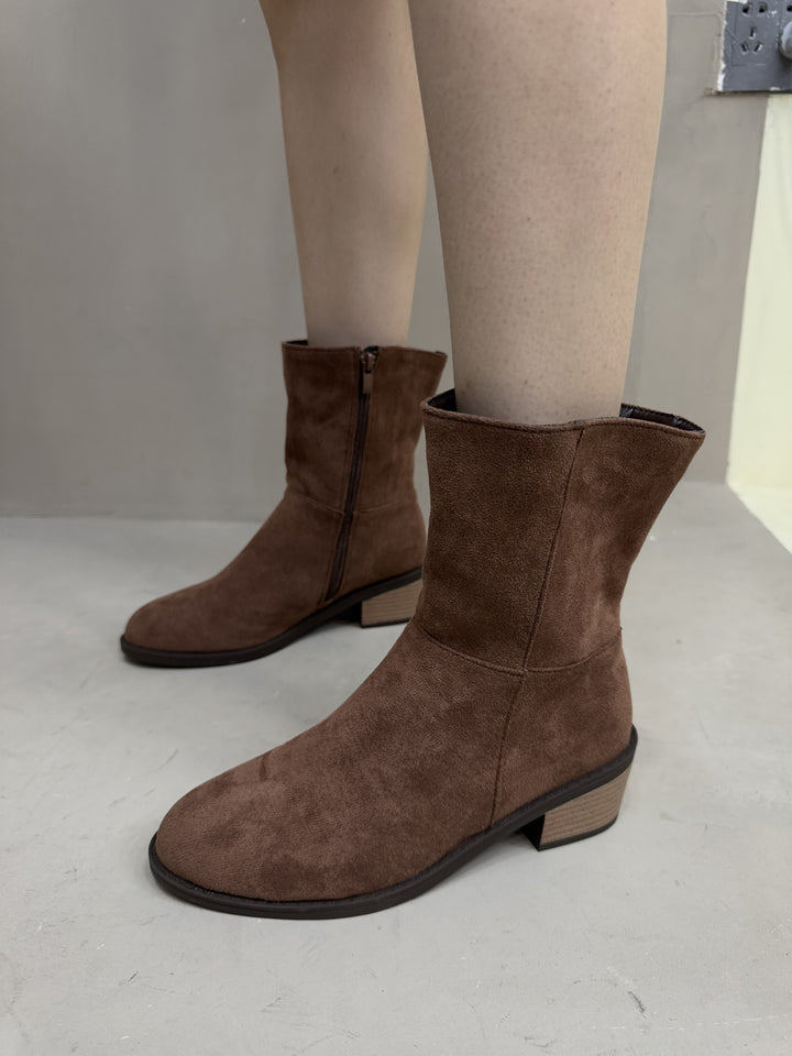 Damen Elegante Stiefeletten mit Blockabsatz Echo Archiv