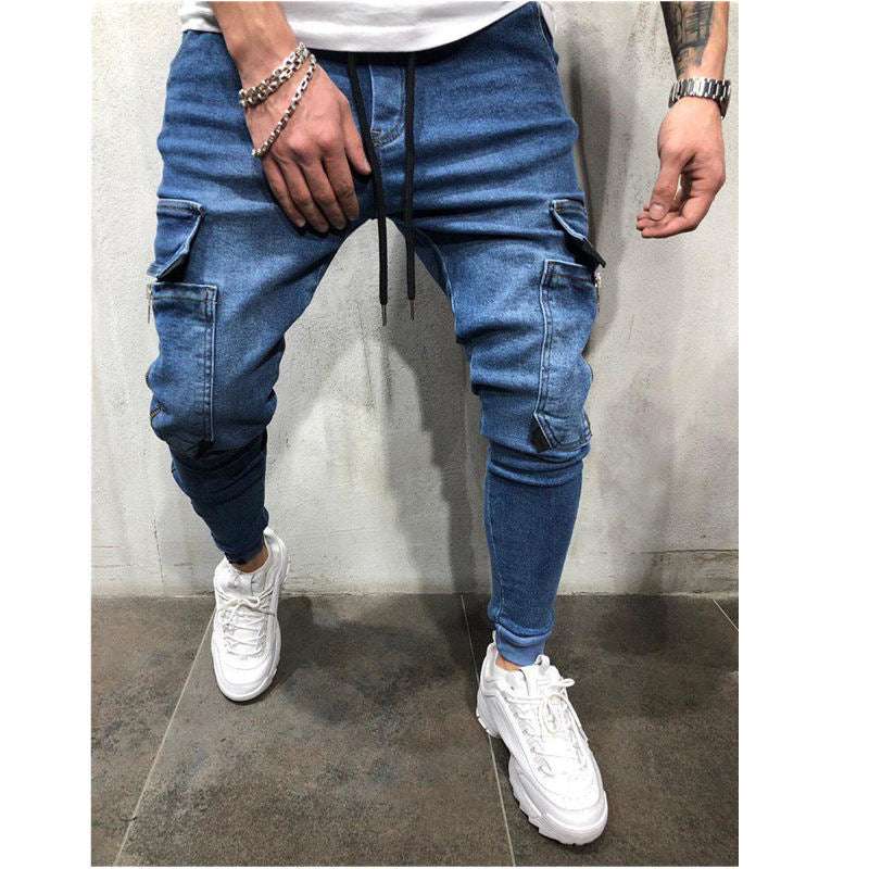 Herren Cargo-Jogginghose mit modischem Slim-Fit Schnitt und praktischen Taschen Echoarchiv