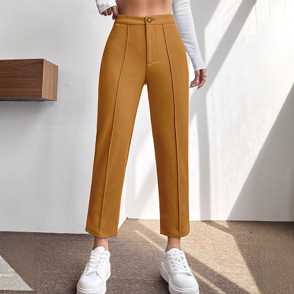Damen elegante chino Hose mit taillierter Passform Echo Archiv