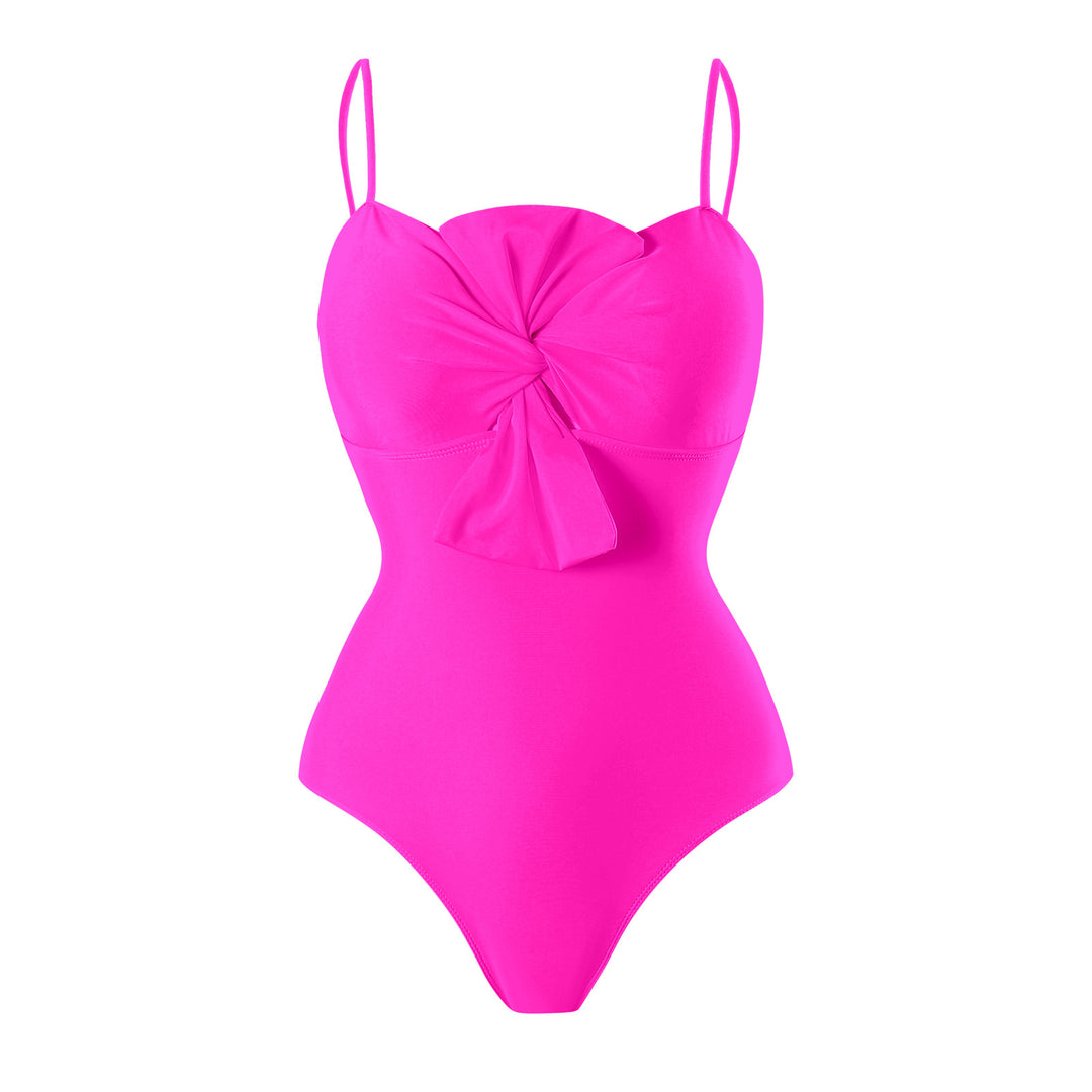 Damen Badeanzug mit elegantem Wickeldesign und floralem Pareo Echo Archiv