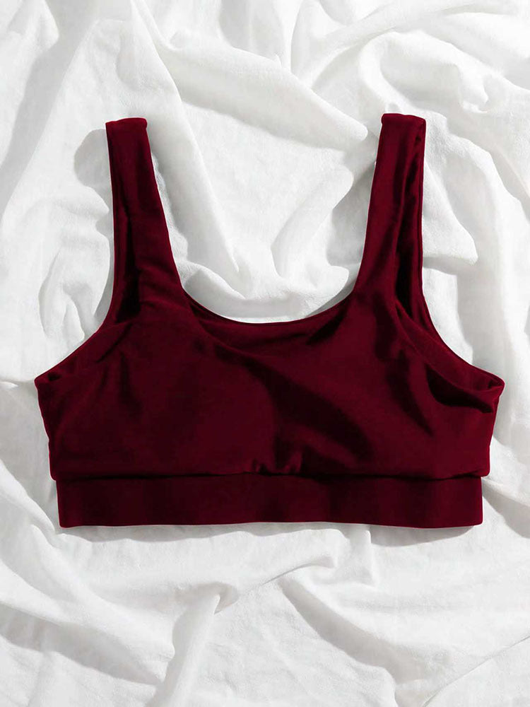 Damen Sport-BH mit breiten Trägern und elastischem Unterband Echo Archiv