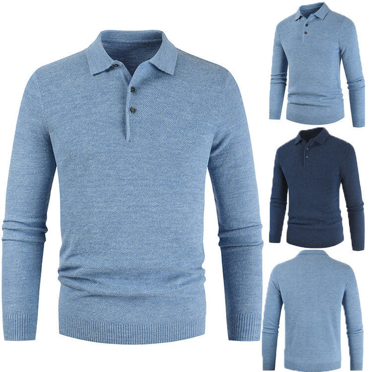 Herren langärmliges Poloshirt Echoarchiv