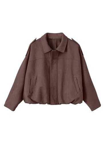 Damen Modische und luftige Oversized Jacke – Célinea
