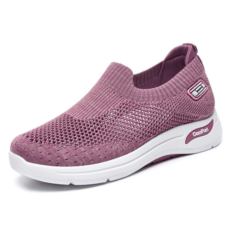 Damen Atmungsaktive Slip-On Sneakers mit weichem Stretch-Obermaterial Echo Archiv