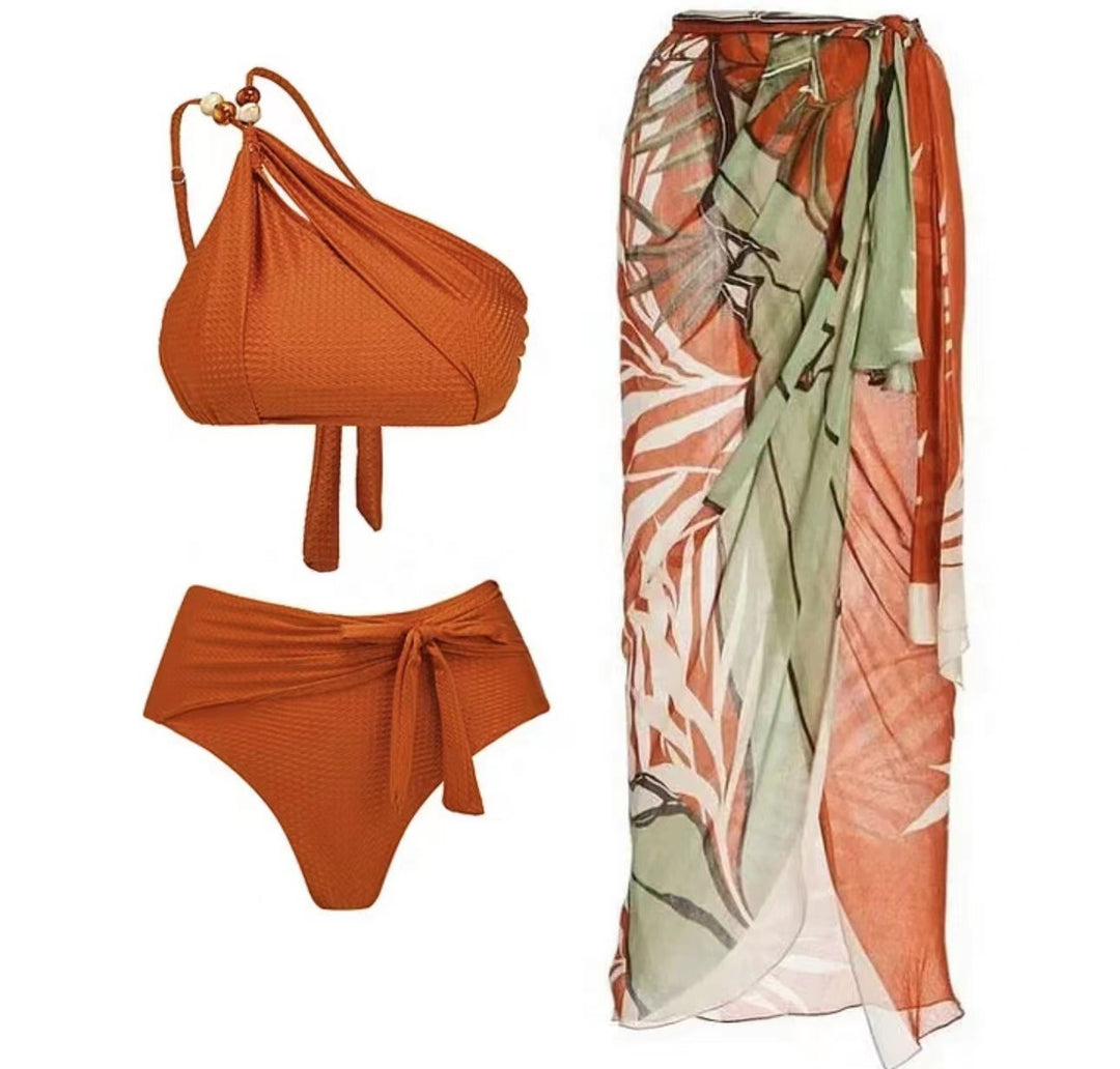 Damen Bikini-Set mit dekorativem Wickelrock Echo Archiv