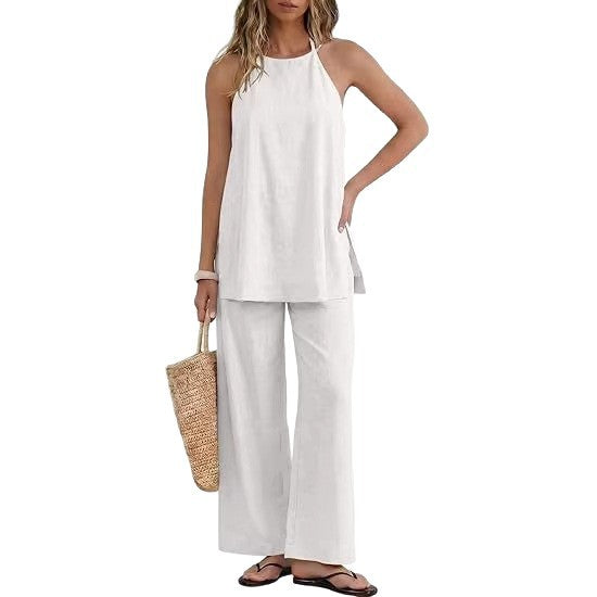 Damen Leichte und luftige Sommerhose mit Tanktop Echo Archiv