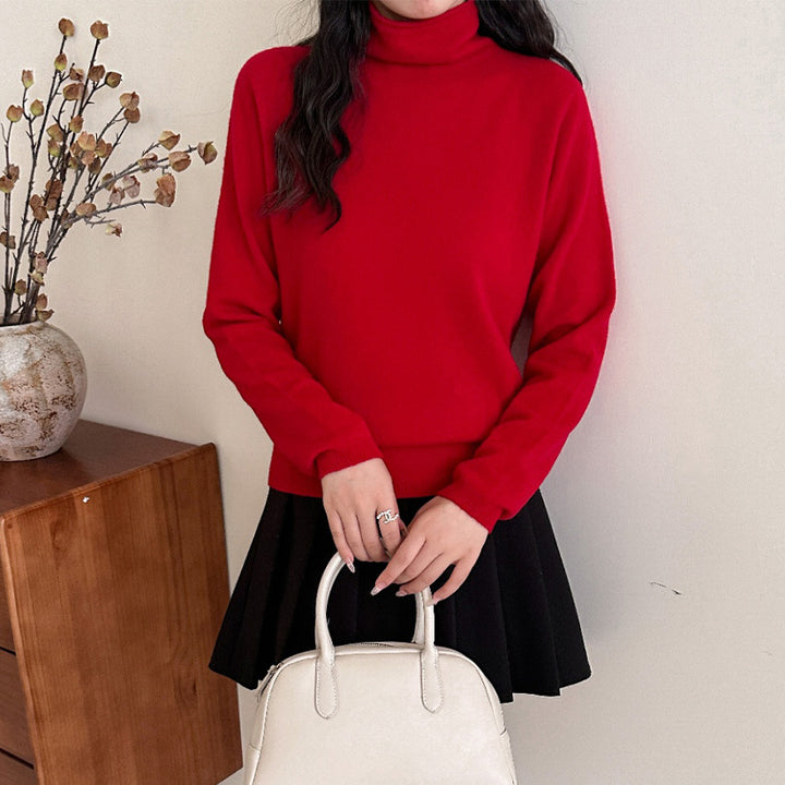 Damen Leichter Kaschmir-Mix Rollkragenpullover mit feinem Soft-Finish und schmaler Silhouette Echoarchiv