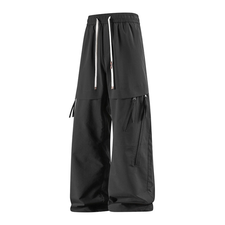 Herren Modische Cargo-Hose mit elastischem Bund und praktischen Reißverschlusstaschen Echo Archiv