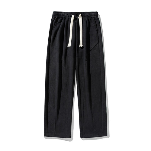 Unisex Weite Relaxed-Freizeit-Hose mit elastischem Bund, Tunnelzug und markanten Bügelfalten Echo Archiv