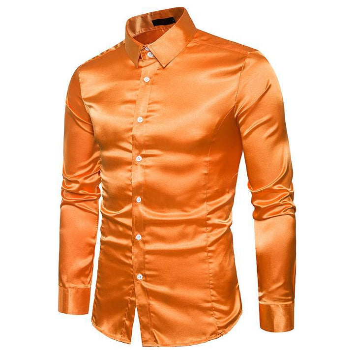 Herren elegantes Businesshemd aus hochwertigem Satin mit perfekter Passform Echoarchiv