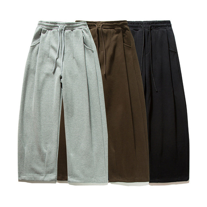 Unisex Weite Jogginghose mit Bundfalten, Elastischem Tunnelzug und Seitentaschen Echo Archiv