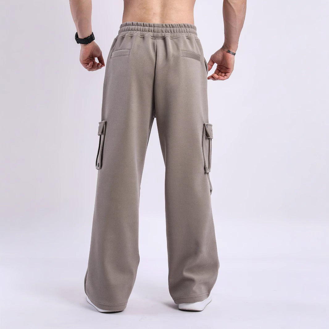 Herren Cargo-Jogginghosen mit seitlichen Taschen und elastischem Bund Echoarchiv