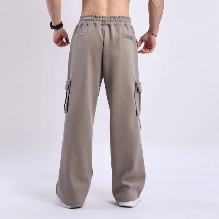 Herren Cargo-Jogginghosen mit seitlichen Taschen und elastischem Bund Echoarchiv