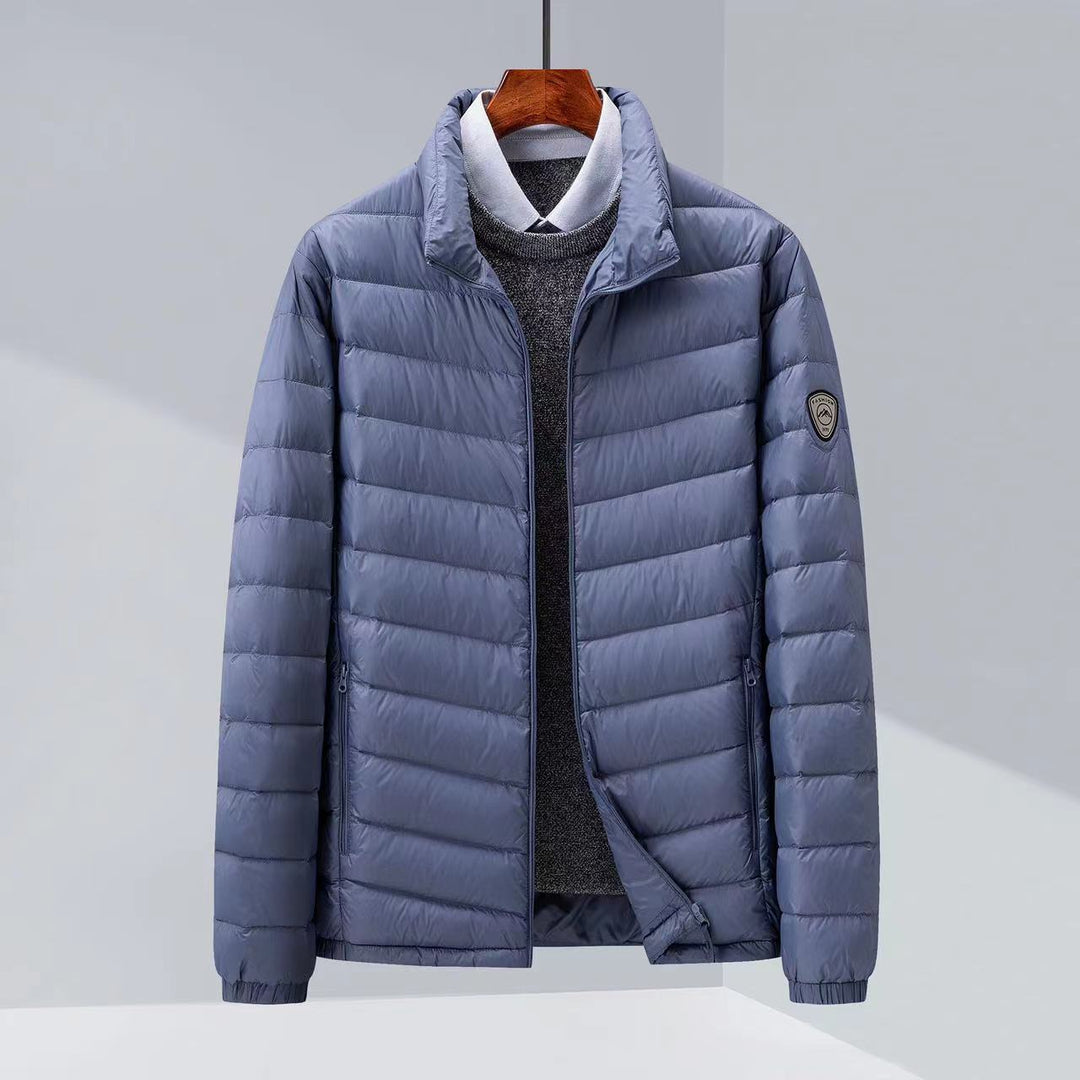 Herren Stepp-Übergangsjacke mit Stehkragen und Reißverschlusstaschen Echo Archiv