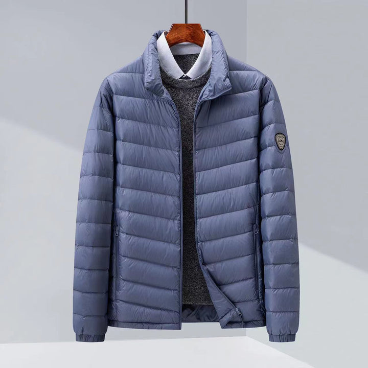 Herren Stepp-Übergangsjacke mit Stehkragen und Reißverschlusstaschen Echo Archiv