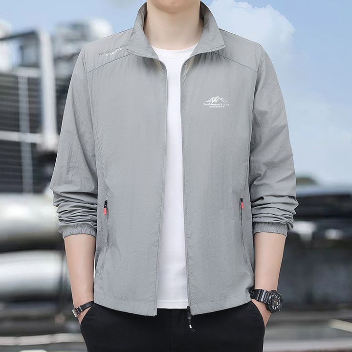 Herren Leichte Outdoor-Jacke mit Windschutz Echo Archiv