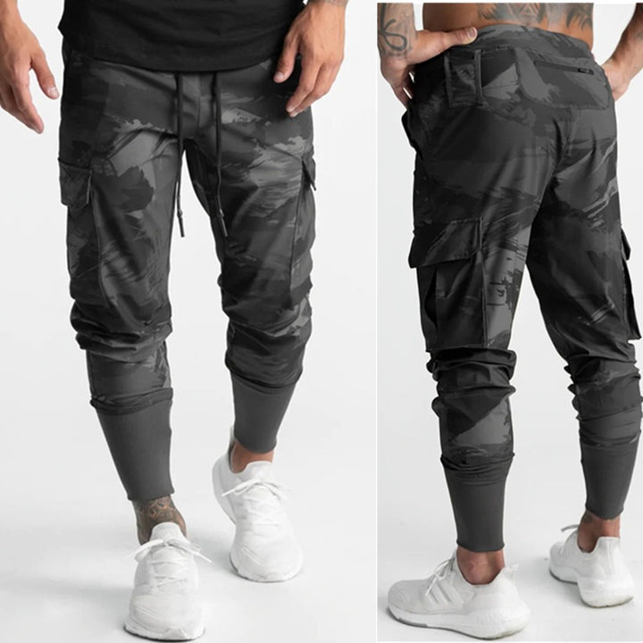 Herren Camo Cargo Jogger-Hosen Echoarchiv