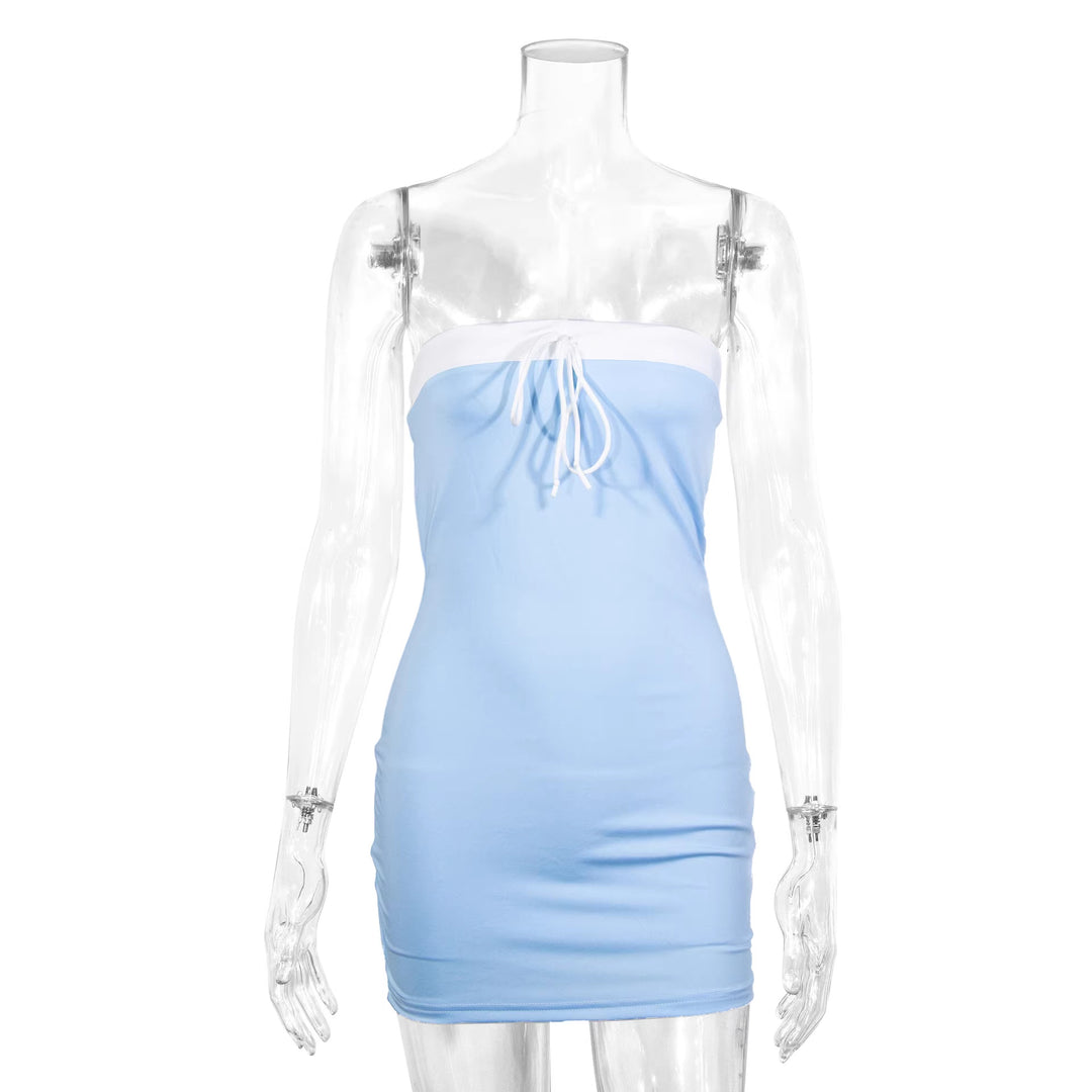 Damen Figurbetontes Bustierkleid mit Raffbändern Echo Archiv