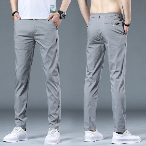 Herren bequeme Chino-Hosen mit leichtem Stretch-Material Echoarchiv