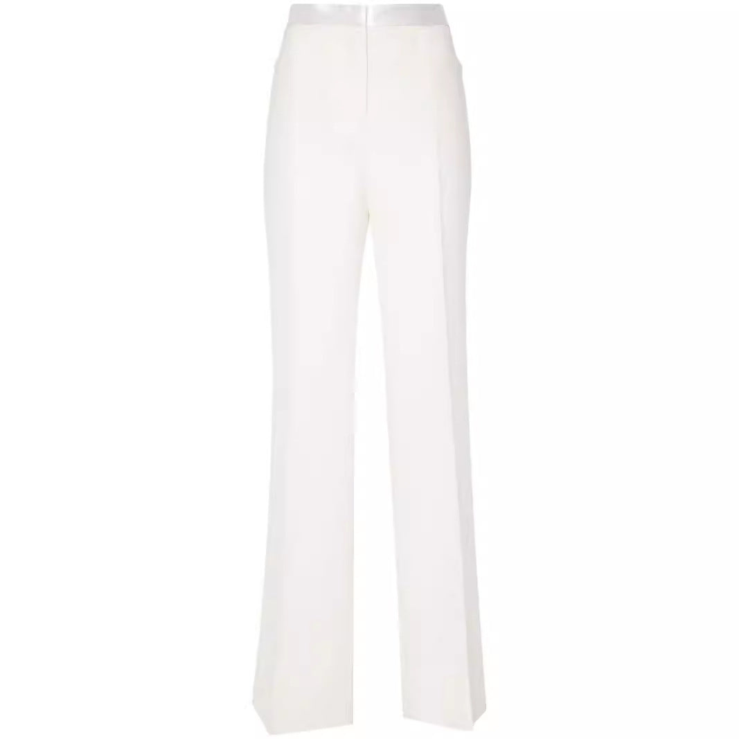 Damen Palazzo‑Hose mit hoher Taille und weitem Beinschnitt Echoarchiv
