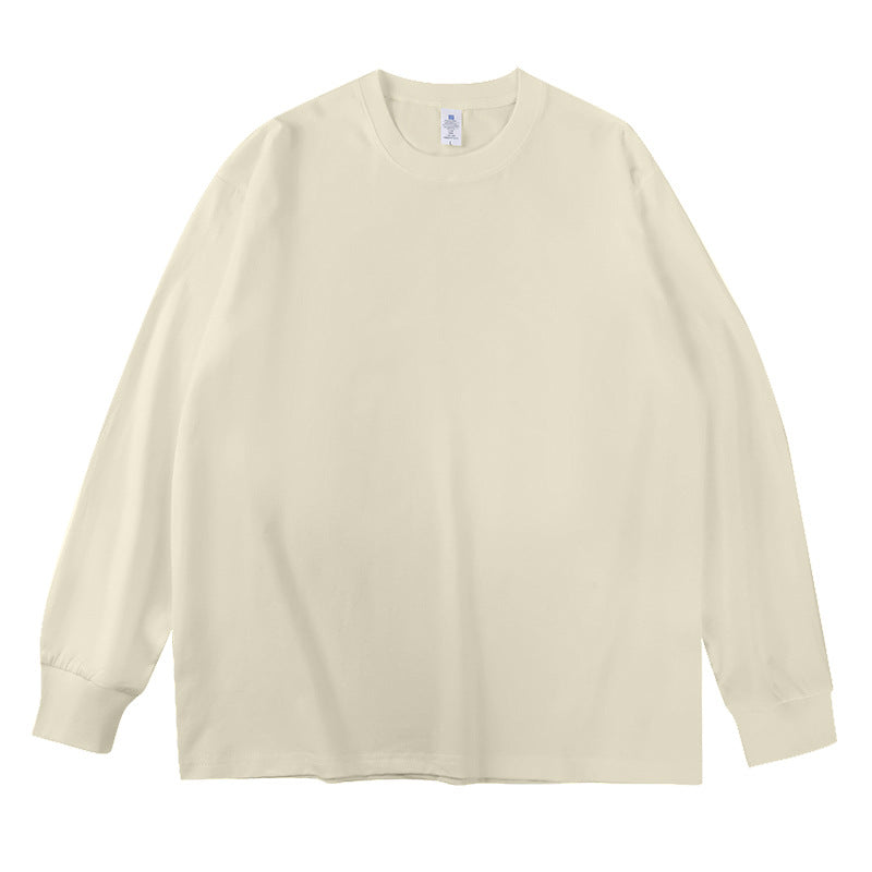 Unisex Oversize-Langarm-Sweatshirt mit Rundhalsausschnitt und gerippten Bündchen Echoarchiv