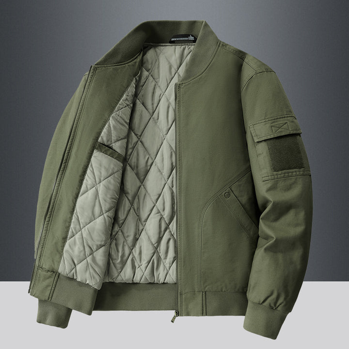 Herren lässige Pilotjacke mit wärmer Futter Echoarchiv