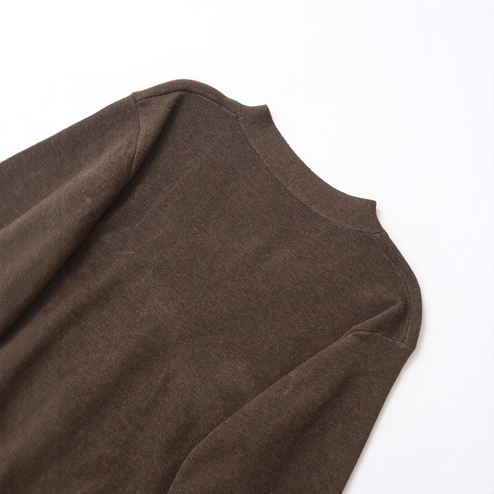 Damen Oversize Strickcardigan mit V‑Ausschnitt und aufgesetzten Taschen Echoarchiv