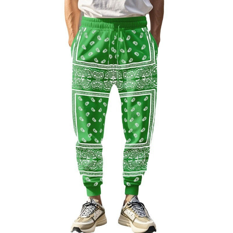 Herren unkomplizierte Jogginghose im Bandana-Stil Echoarchiv