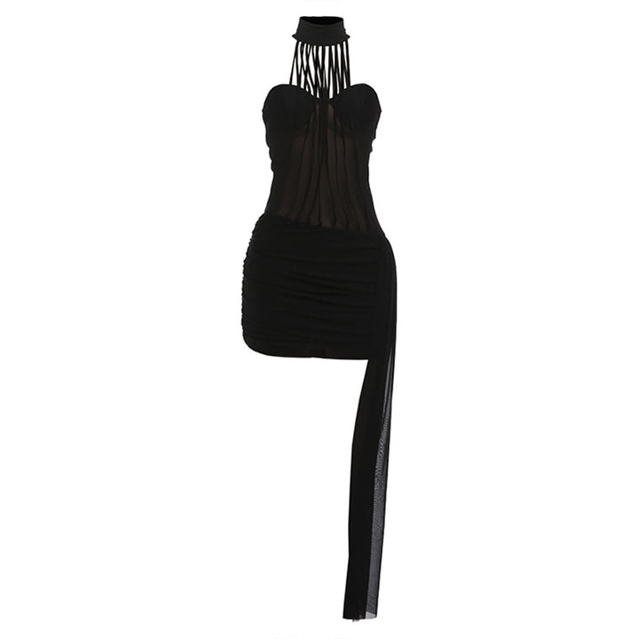 Damen Glamouröses Minikleid mit raffinierten Cut-Out-Details Echo Archiv