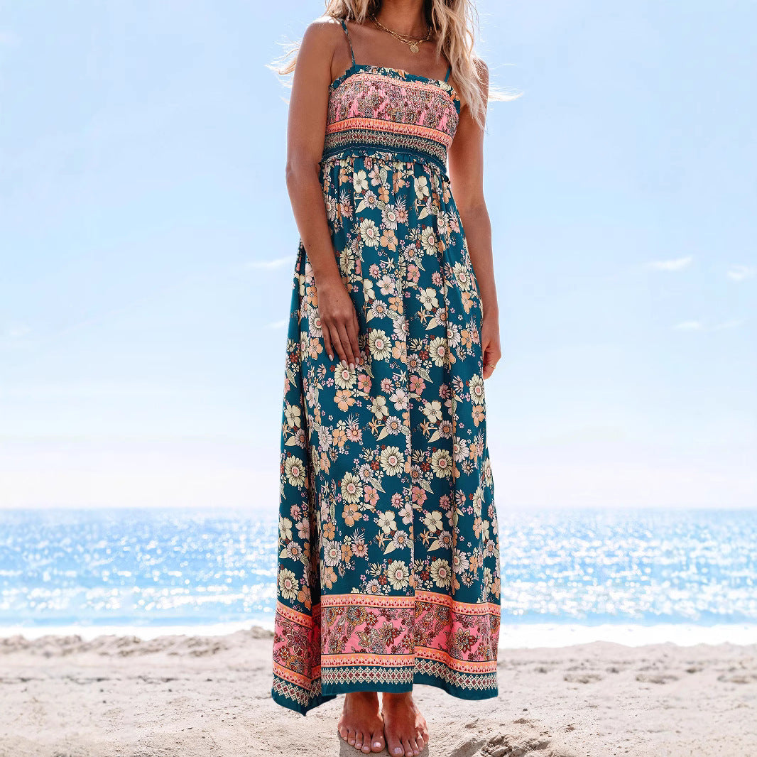 Damen Maxikleid mit floralem Design Echo Archiv
