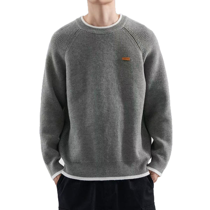 Herren Gemütlicher Strickpullover Echoarchiv