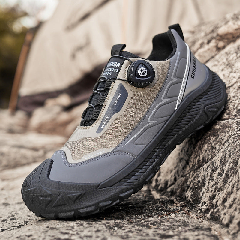 Herren robuste Outdoor‑Trekkingsneaker mit BOA‑Verschluss, verstärkter Zehenkappe und griffiger Trailsohle – Tavélo