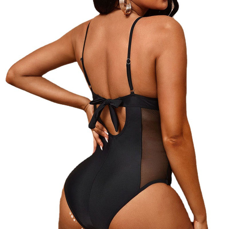 Damen Cut-Out Einteiler Badeanzug Echo Archiv