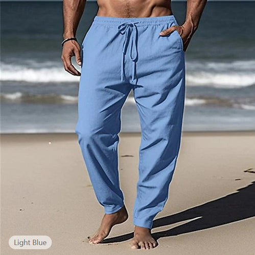Herren lässige Strand-Hose mit elastischem Bund Echoarchiv