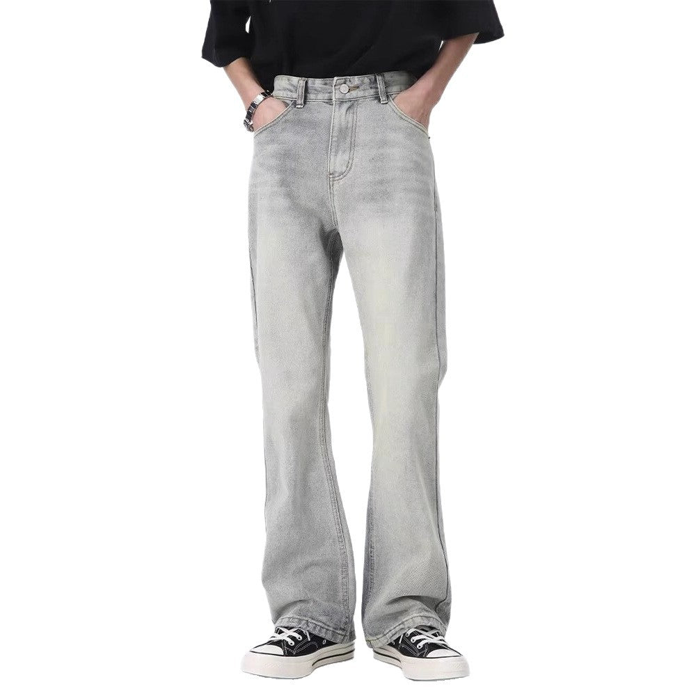 Herren Lässige Hochtaillierte Jeans Echoarchiv