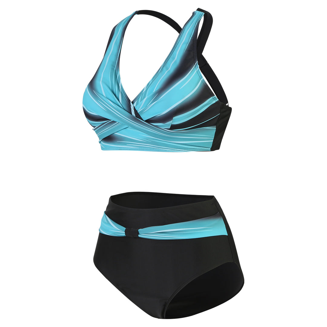 Damen Hochtaillierter Sport-Bikini mit elegantem Rückenschnitt Echo Archiv