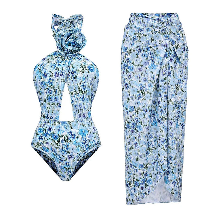 Damen Badeanzug mit bezauberndem Cut-Out-Design und überschnittenem Ausschnitt Echo Archiv