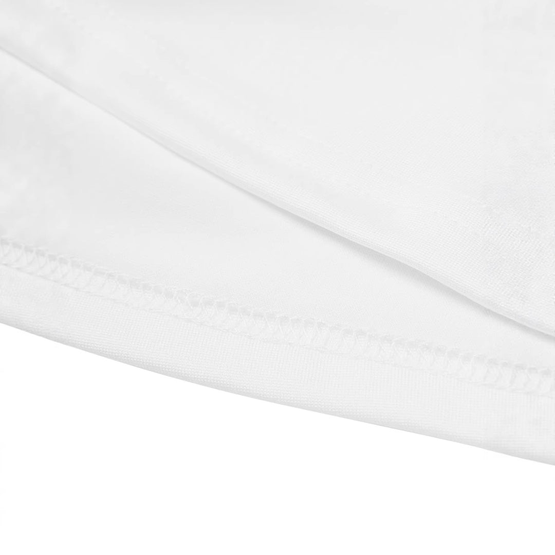 Damen Crop-Top mit kreativen Cocktail-Motiv und festlichem Aufdruck Echo Archiv
