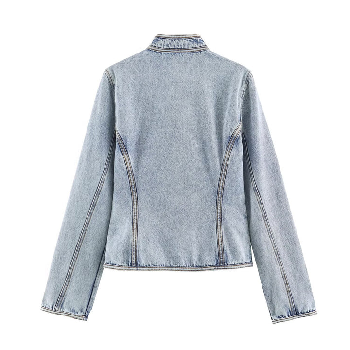 Damen Taillierte Kurzjacke im historischen Uniformstil mit Stehkragen Echo Archiv