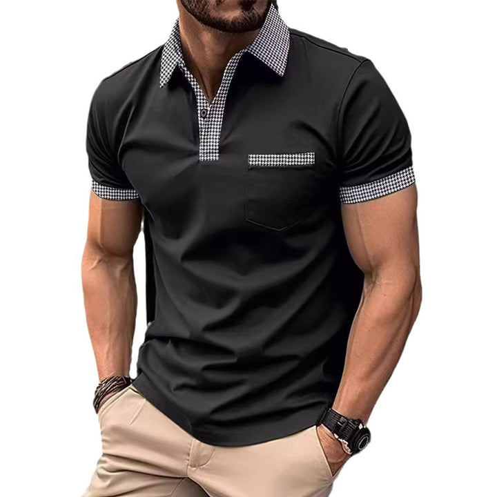Herren Polohemd mit modernem Kragen und praktischer Brusttasche Echoarchiv